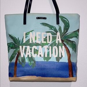 ✨KATE ♠️SPADE✨NY 🌴TALK THE TALK BON SHOPPER TOTE🌴